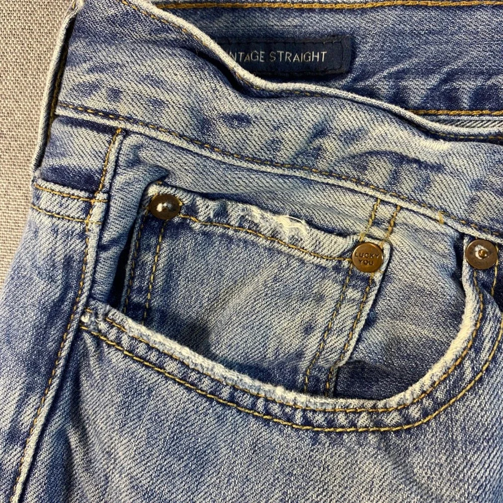 Lucky Brand 363 Vintage Straight Jeans Mens 32x30 Light Wash